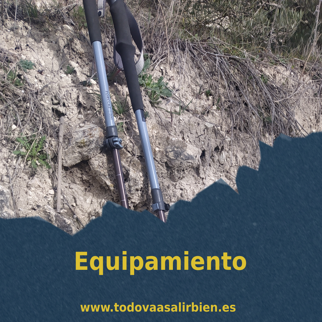 equipamiento camino de Santiago